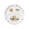 OGISO Used In Nursery Reinforced Porcelain Convenient Lunch Plate 22cm Plate Peter Rabbit Kawaii 17267610B100 [Official] Schools! 3-part