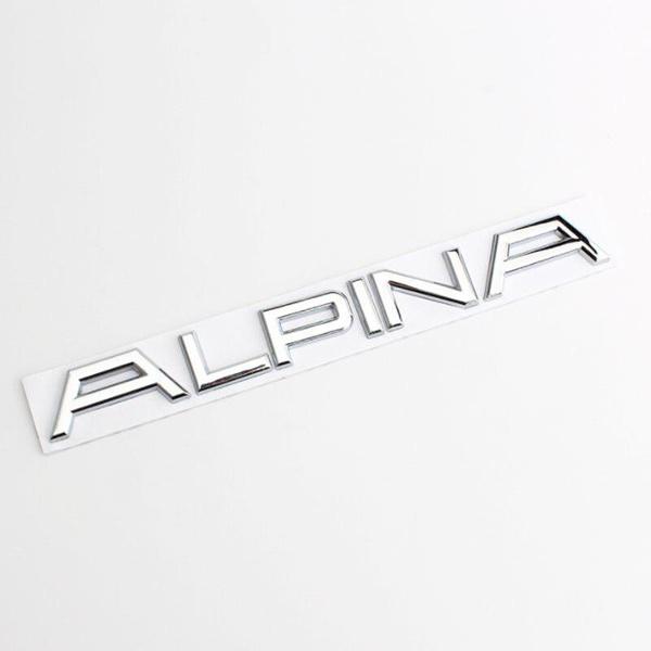 ALPINA буква значок автомобиль эмблема наклейки для XB7 B8 B7 B4 XD4 B3 ALPINA металлические характеристики модификация аксессуары украшение багажника