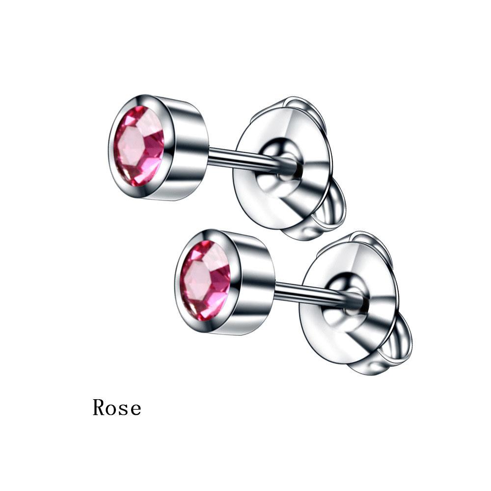 2 шт./1 пара ювелирных изделий для тела серьги-гвоздики с драгоценными камнями серьги для прокалывания хряща уха золото/серебро пистолет для камней по знаку зодиака 316 нержавеющая сталь аксессуары для козелка