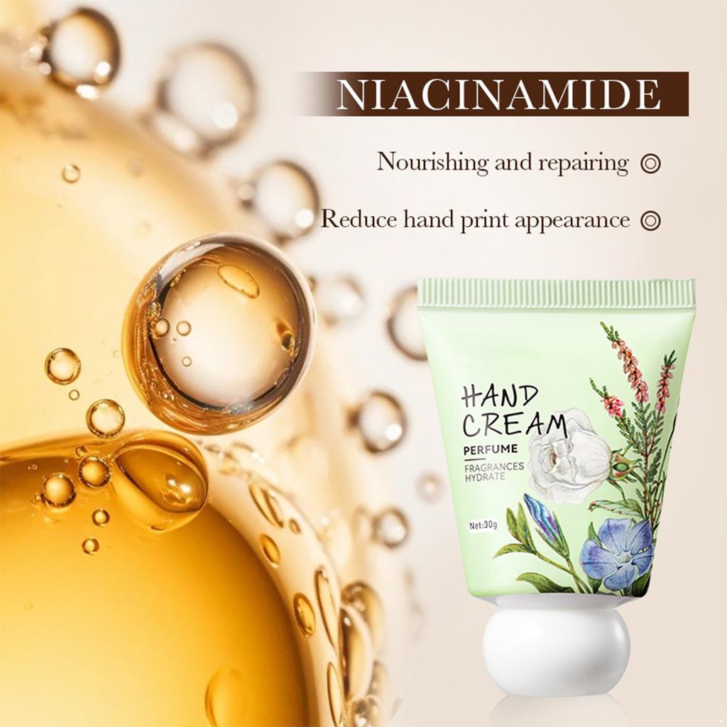 Набор из 5 дорожных кремов для рук с ароматом - Увлажняющий питательный лосьон для сухой кожи, Зимний уход для рук