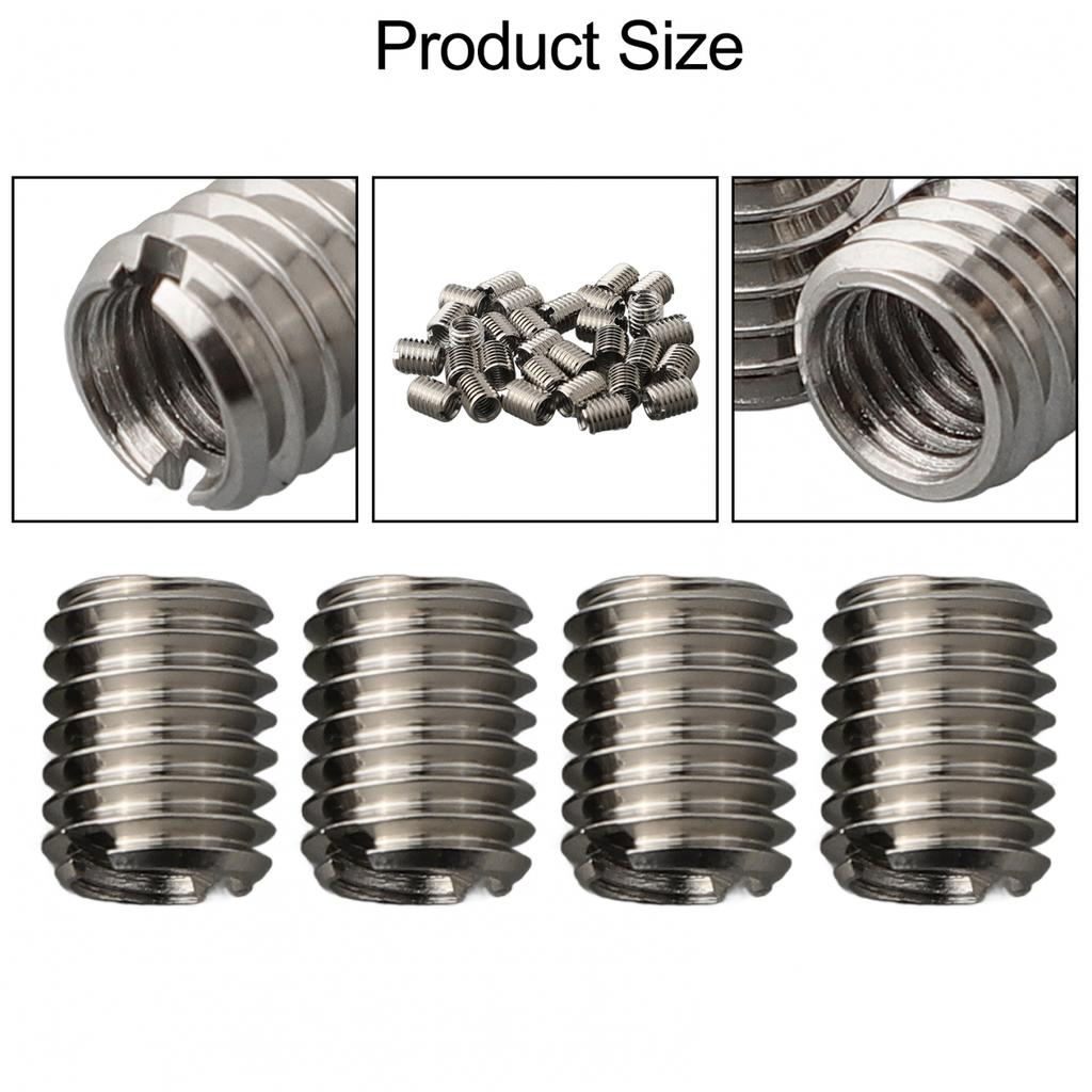 Вставки-переходники с резьбы Наружная M8*1.25 Нержавеющая сталь 10 мм