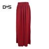 Women Pants Oversize Wide Leg Elastic Waist Casual Trousers Loose Fit Solid Color Thin Long Pants Daily Wear