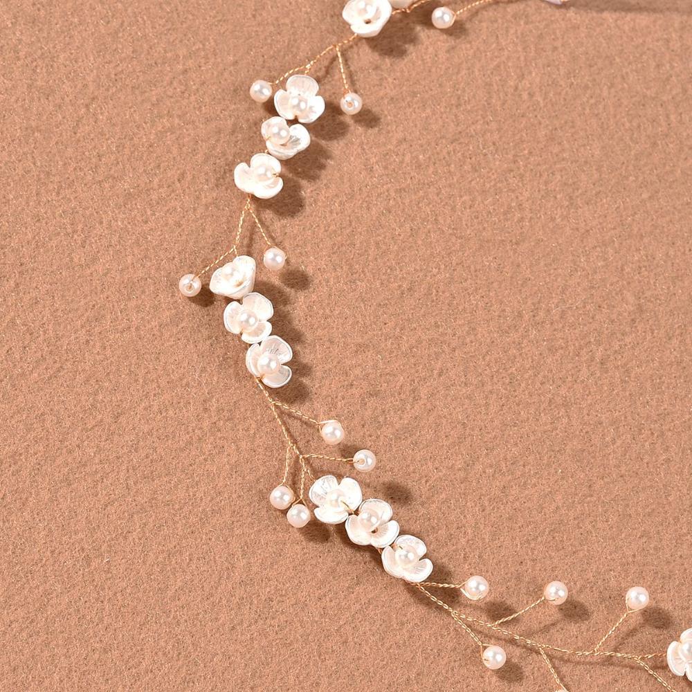 Jewelry Wedding/Prom Hair Accessories Pearl Hair Vine Bride Headbands Handmade Headwear