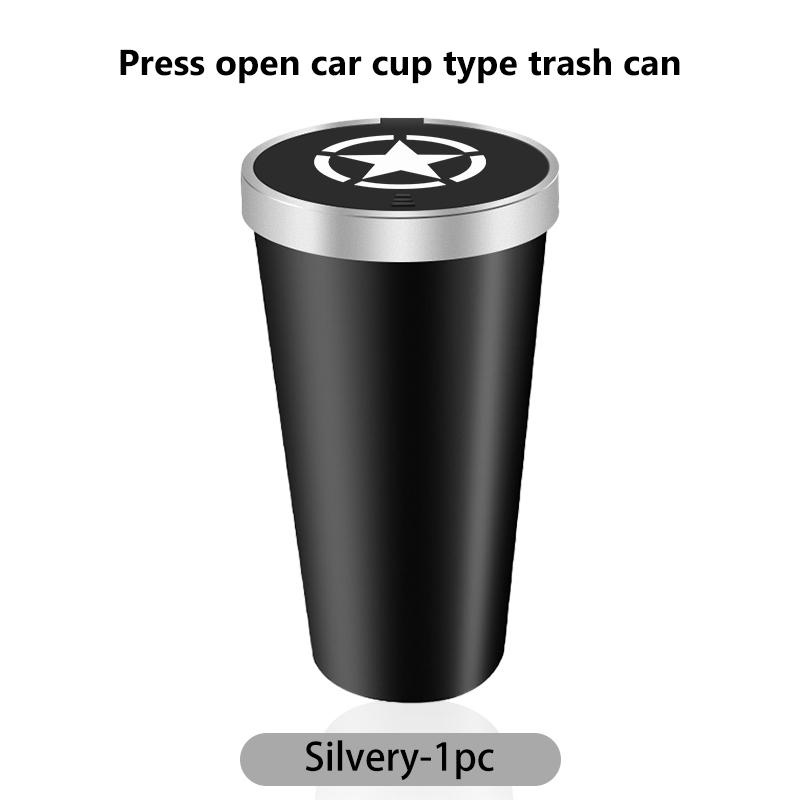 For Jeep Car Interior Trash Can Garbage Case Storage Box Accessories Patriot Wrangler Renegade JK JL Liberty Trailhawk
