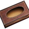 Новая винтажная деревянная коробка для бумажных полотенец в форме книги, крышка, подставка для салфеток, коробка для салфеток