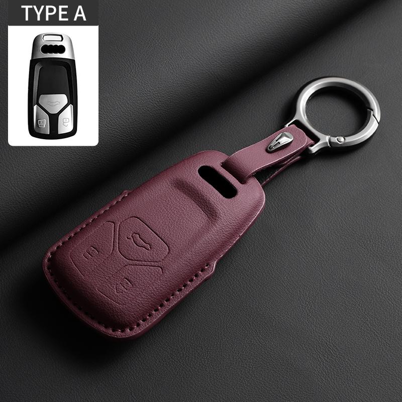 For A3 8Y A8 D5 4N RS E-tron GT Q4 Q7 4M Q8 RSQ8 A6 C8 S6 RS6 A7 S7 RS7 Original Car Color Car Remote Key Case Cover Shell