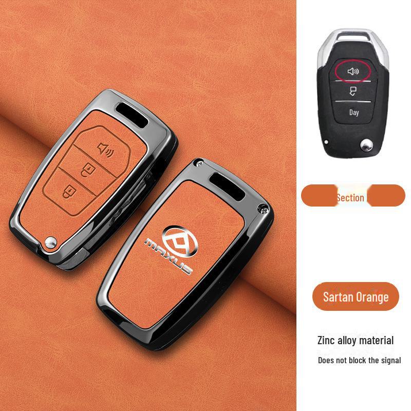 Чехол для женского ключа SAIC Maxus D90 для автомобиля Maxus G50 2019, высококачественный металлический корпус с пряжкой.
