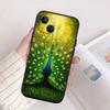 RP55 Peacock feather New High-End Shell Phone Case for Redmi Note 8 9 Pro Max 9S 9T 9C NFC 8T 8A 10A A4