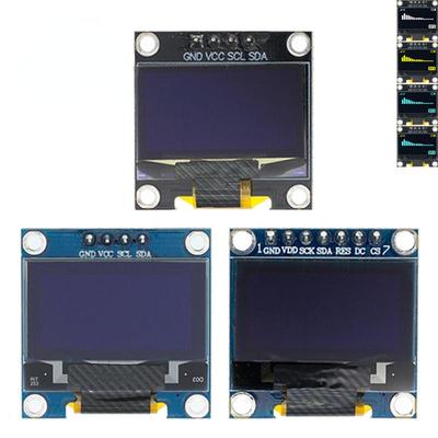 0,96-дюймовый IIC SPI Serial 7/4-контактный белый/синий/желтый синий/желтый модуль OLED-дисплея SSD1306 12864 плата ЖК-экрана для Arduino