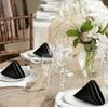 10pcs Square Silky Satin Napkin Smooth Table Napkins Dinner Napkins  For Wedding Banquet Restaurant