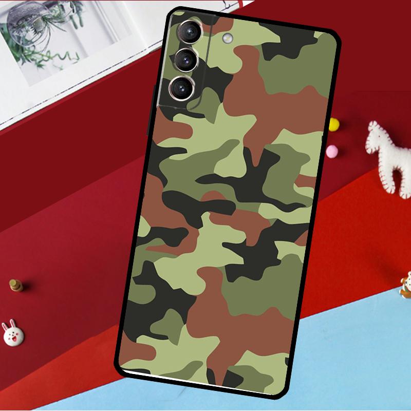 Camo Camouflage Pattern Funda For Samsung Galaxy S26 Ultra S24 S22 S23 S25 Plus S20 S21 FE S9 S10 S25 FE Phone Case