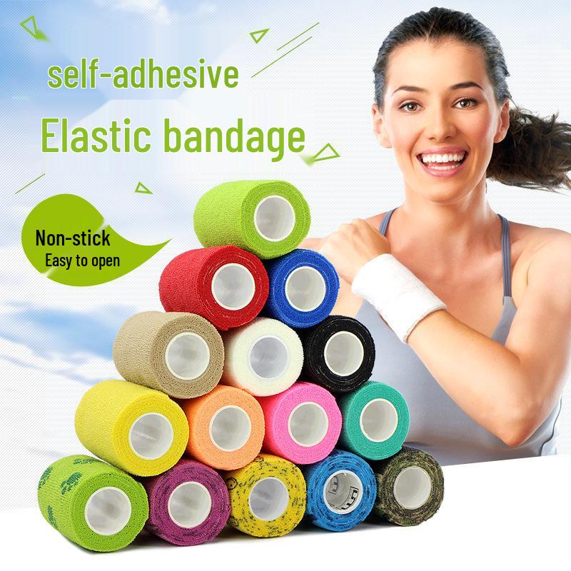 Elastic Self-Adhesive Sports Bandage for Finger, Wrist, Knee, Ankle, and Scar Support