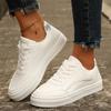 2025 autumn new versatile popular student little white shoes women's summer sports flat-bottomed casual thick-soled heightening board shoes