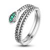 925 Sterling Silver Ring Women Eternal Love Dewdrop Stone Glow-in-The-Dark Firefly Ring Fashion Engagement Wedding Ring Jewelry