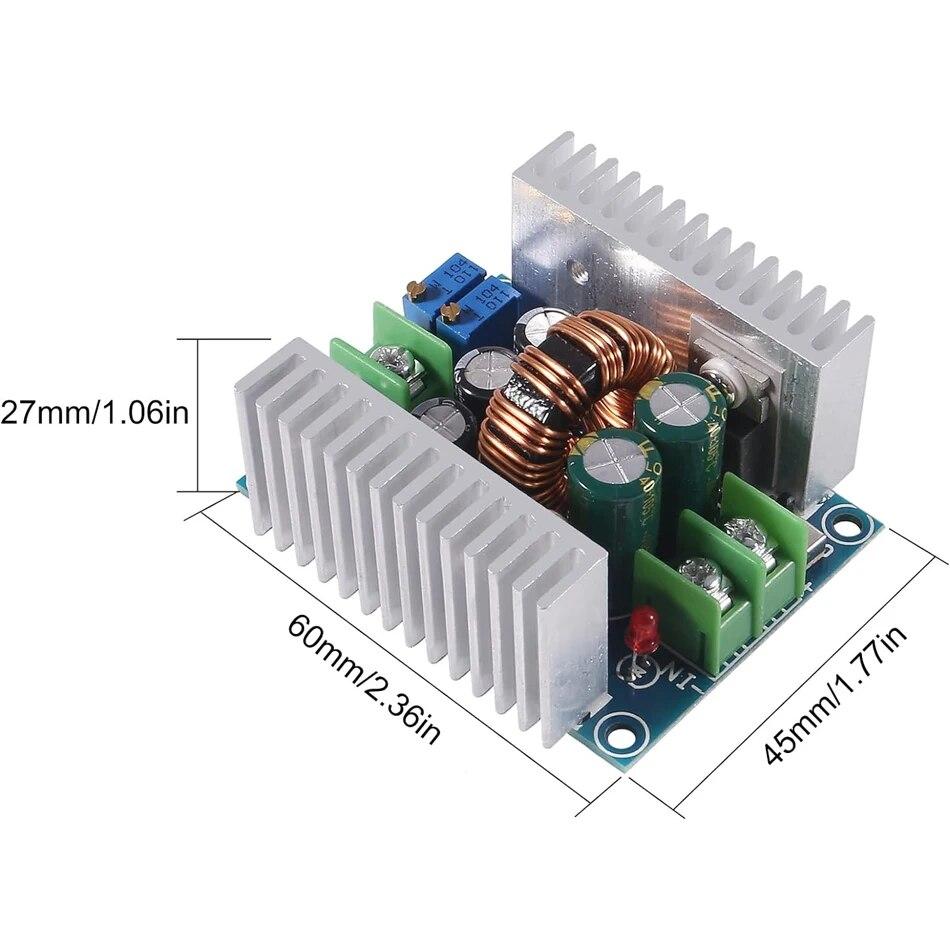 DC-DC Buck Converter Module Buck Regulator 6-40V To 1.2-36V Output Voltage Adjustable Converter Power Supply Module 300W 20A CC