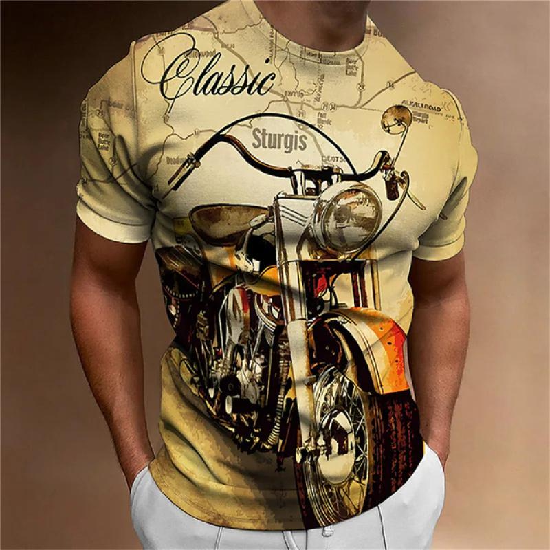 2023 Summer Trendy Men T-Shirt O-Neck Abstract Graphic Harajuku Short Sleeve 3D Print Casual Daily Tops Oversized Cheap Clothing