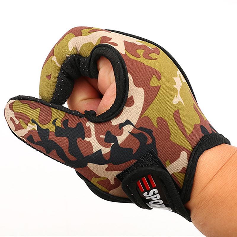 Перчатки для рыбалки с защитой 2 пальцев, дышащие, противоскользящие, противопорезные перчатки для рыбалки