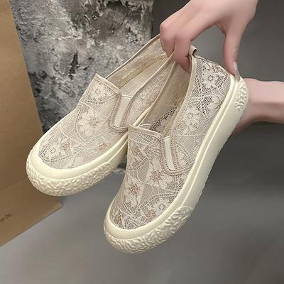 Модные летние новые модные женские туфли для рыбалки на толстой подошве, пуловеры, одинарные туфли, повседневные трендовые универсальные теннисные туфли