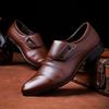 New Men's Dress Leather Shoes Luxury Fashion Groom Wedding Shoes Men Italian Style Oxford Shoes Plus Size 38-48