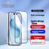 IPhone 15 Pro Screen Protector, Tempered Glass Film for IPhone 15 Pro, Shatterproof, Ultra-Thin, Full Screen Coverage, Enhanced Version, 2 Pieces