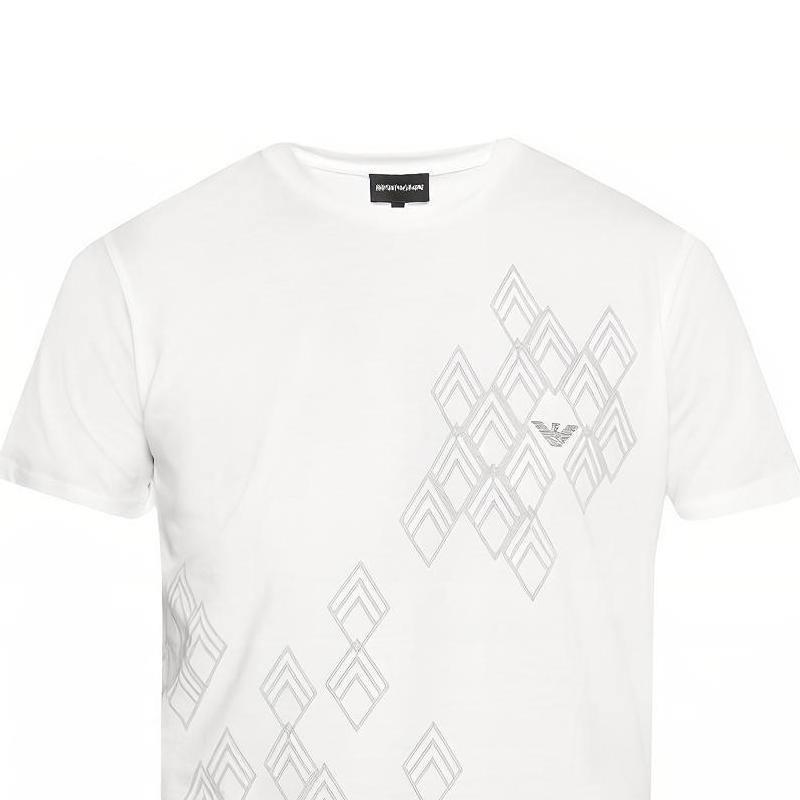 EMPORIO ARMANI SS21 T Shirt Men's White 6Y1T60-1JQ4Z-0100