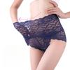 Underwear Women Lace Mid High Waist Briefs Sexy Transparent Large Size Lifting Buttocks Abdomen Without Trace Pure Cotton Crotch Triangle Panties