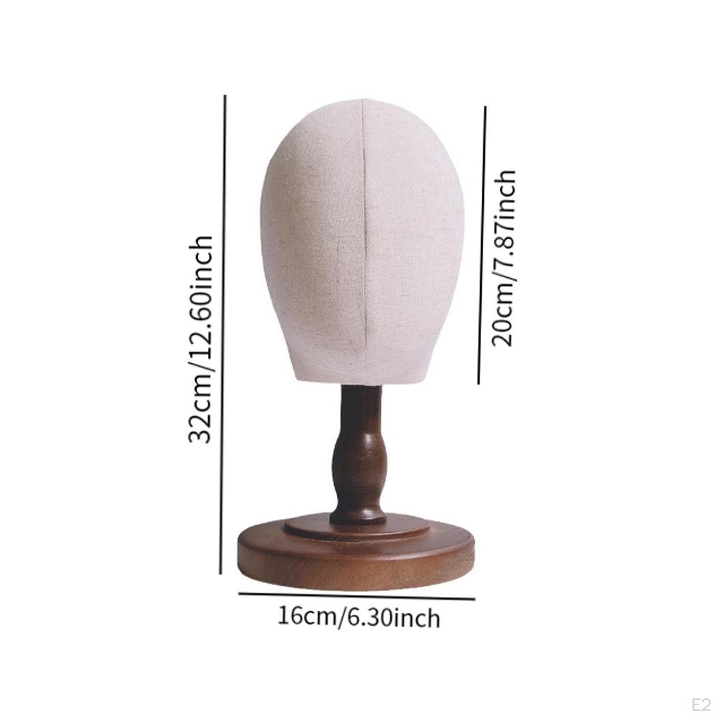 Mannequin Head Manikin Model Fabric Block Hat Holder Display for Headphones