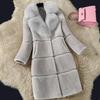 Sheep Shearing Coat Women's Medium and Long New Mother Coat Large Size Medium and Old Imitation Fur