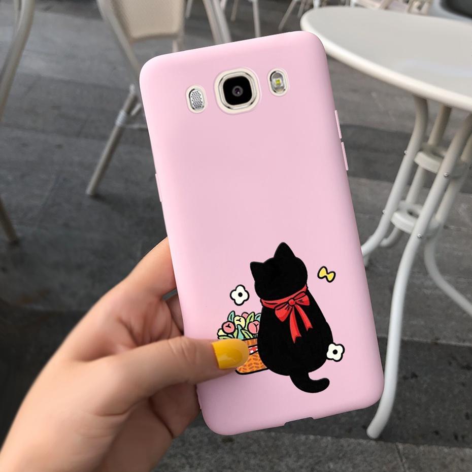 Мягкий чехол из ТПУ для Samsung J7 J5 J3 2016 Чехол для телефона Цветочный принт Силиконовый Милый задний чехол для Samsung Galaxy J3 J5 7 2016 Funda