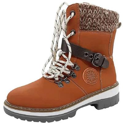 Короткие женские ботинки большого размера осень и зима новая мода шерстяная вставка ботинки Мартин