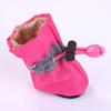 4 Pcs/lot Waterproof Dog Shoes with Cashmere Warm Inner, Anti-slip Shoes for Small Dog Rain Snow