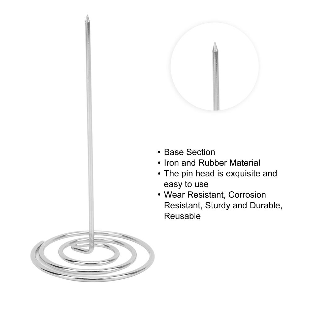 5PCS Wear Resistant Check Spindle Silver/Gold/Rose Gold Kitchen Ticket Holder Ticket Holder Desk