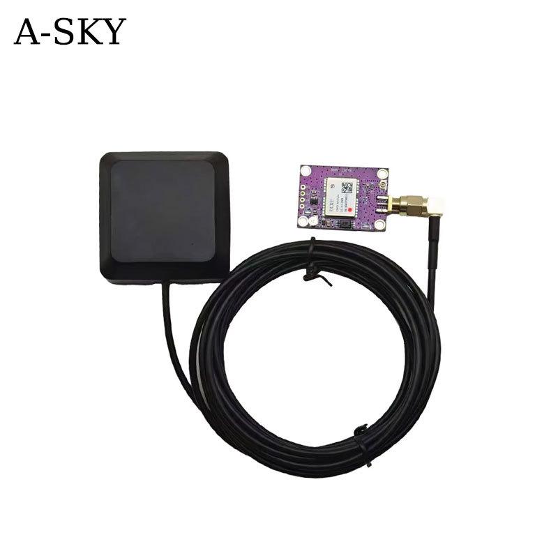 GNSS Antenna & M9140 RTK Module Kit sma elbow connector GPS/BeiDou/Galileo Multi-Band cm Accuracy