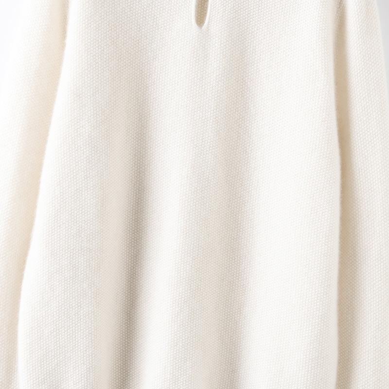 Женский кашемировый свитер Qinghe Cashmere 30% Кашемир 70% Шерсть Осенне-зимний кашемировый пуловер Мягкий и теплый