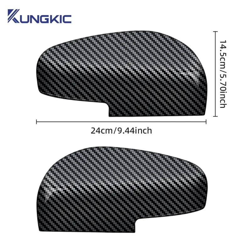 Carbon Fiber Style Car Rearview Mirror ABS Cover For Suzuki SWIFT 2017 2018 2024 2025 2026 Accessories