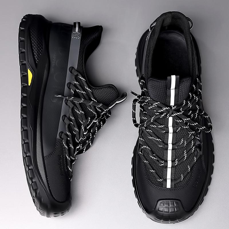 Модная дышащая мужская летняя сетчатая обувь, спортивная обувь против запаха, модные трендовые мужские повседневные кроссовки, универсальная обувь для хайкинга, тренировочная обувь