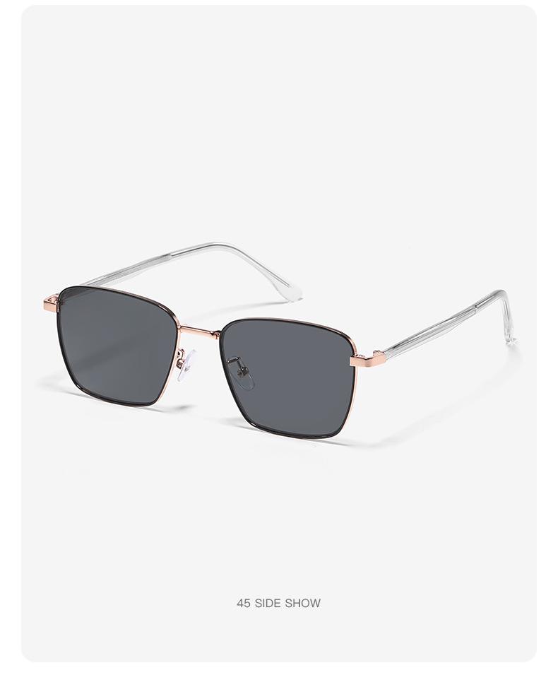 Unisex Nylon Polarized Retro Square Sunglasses - UV Protection for Driving