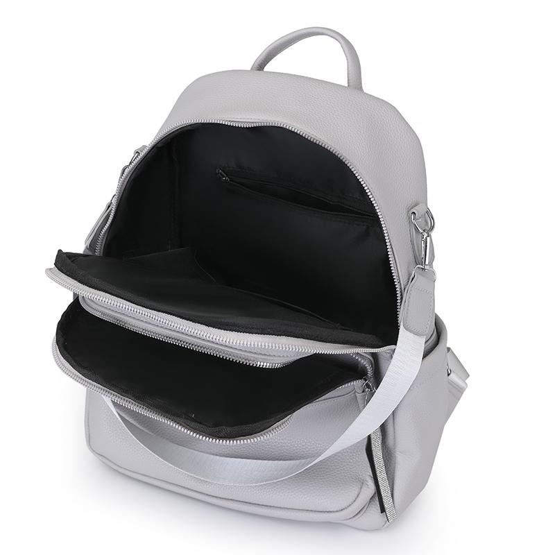 Женский мягкий кожаный рюкзак большой вместимости рюкзак для дальних поездок студенческий школьный рюкзак многофункциональная сумка через плечо