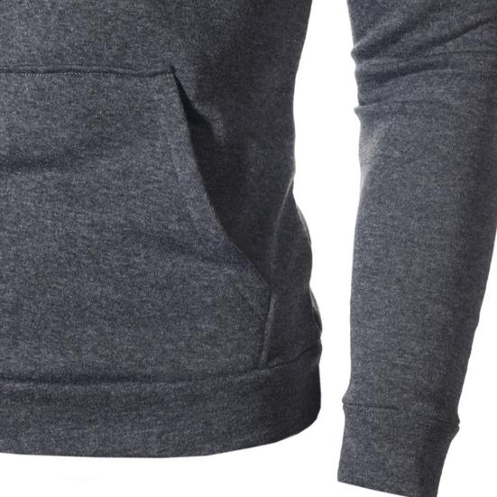 Мужская толстовка с карманами и карманами, уличная одежда, пуловер в рубчик с манжетами и маркировкой, толстовка для повседневной носки