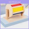 Textile Wooden Montessori Drum Puzzle Toy For Early Childhood Play Learning And