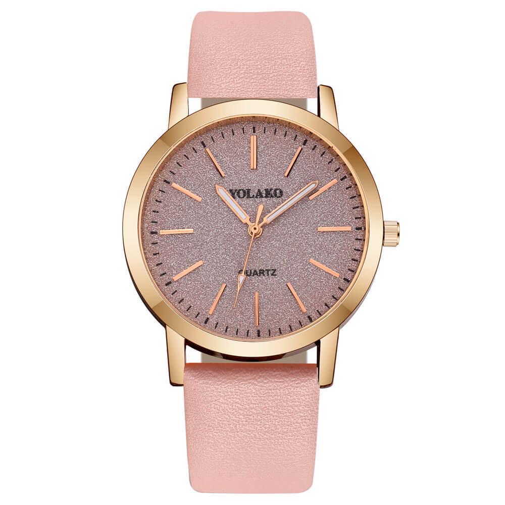 Новые кожаные женские роскошные брендовые часы наручные кварцевые модные часы