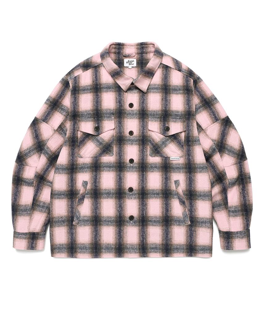 CAVISH Check Shirt Jacket Pink(Cv2Efuw320A)