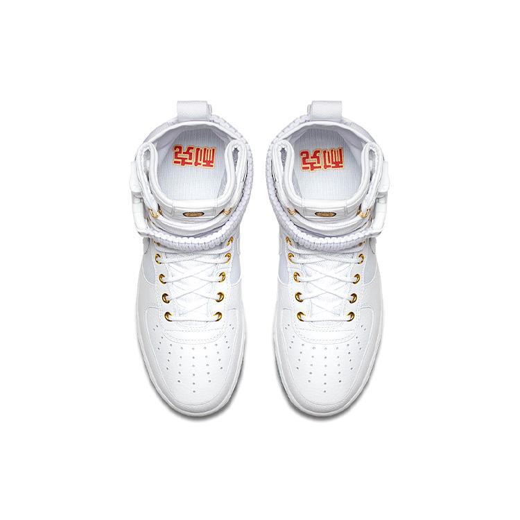 Nike SF Air Force 1 'LNY' (унисекс) Белые / Хабанеро Красные Скейтбордические Кроссовки AO9385 100