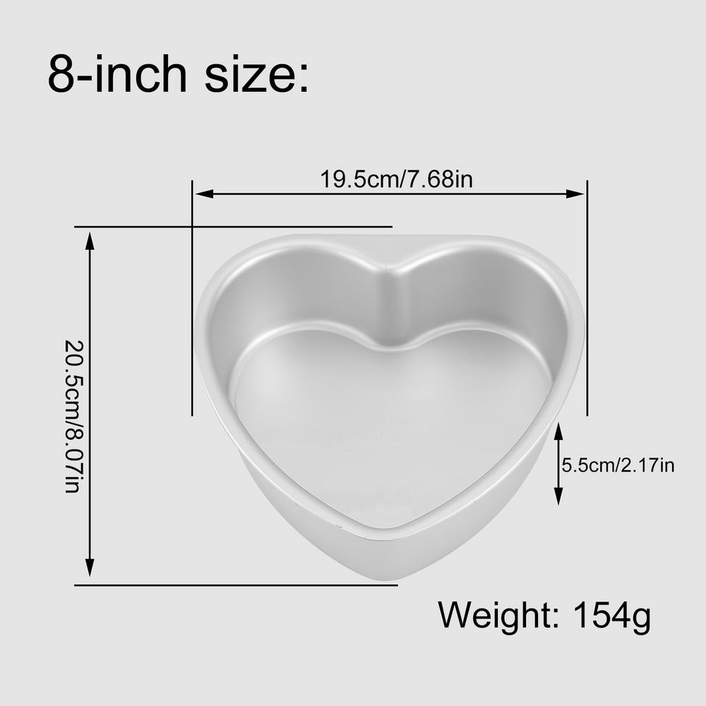 Cake Pan 6/8/11 Inch Heart Shaped Cake Pan Non-Stick Cake Pan Mold For Wedding Birthday Baking Cake Tin Cheesecake Pan Cake Mold