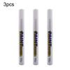 3pcs White Paint Pen Paint Markers Waterproof Car Tyre Oil-Based Paint Pen Set Quick Dry And Permanent