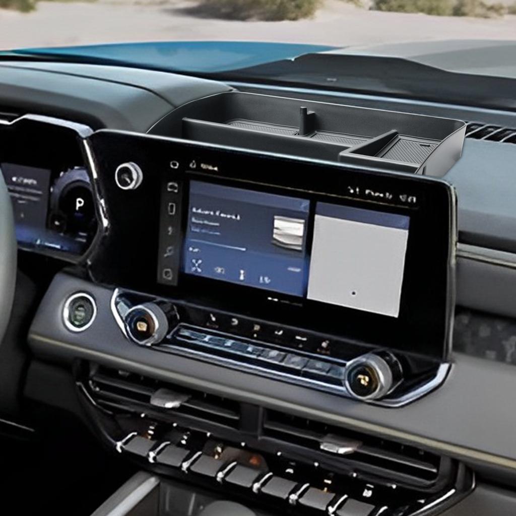 Center Console Dashboard Tray for 2025 2025 Chevy Colorado Armrest Storage Organizer Dash Board Car Insert Box ABS  Accessories