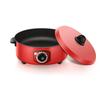 Red Multi Functional Hot Pot Dormitory Portable Electric Boiling Pot Household Large Capacity Cooking Utensil