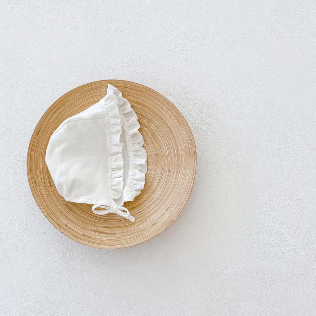 2024 Spring/Autumn Lace Collar Long-Sleeve Jumpsuit for Newborn Girls