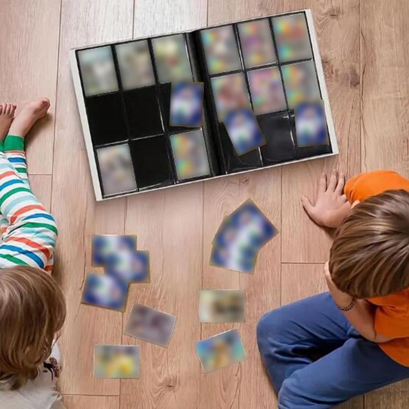 Альбом для коллекционера карточек 4/9/12 карманов, портативный кейс для хранения, подходит для игровых карточек, бейсбольных, футбольных карточек