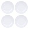 4pcs Melamine Dinner Plates 9 Inch Lightweight Round Plates Set for Meals Appetizers Dessert Salad